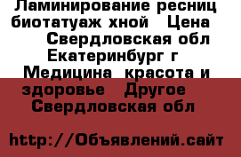 Ламинирование ресниц,биотатуаж хной › Цена ­ 500 - Свердловская обл., Екатеринбург г. Медицина, красота и здоровье » Другое   . Свердловская обл.